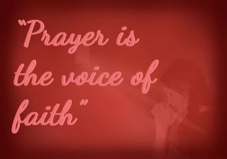 Johana Feb 7 Prayer is the voice of faith