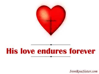 his love endures forever