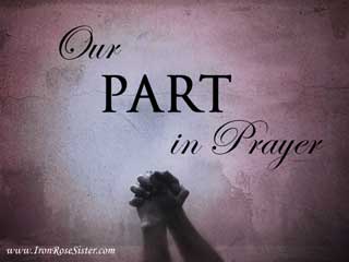 part in prayer