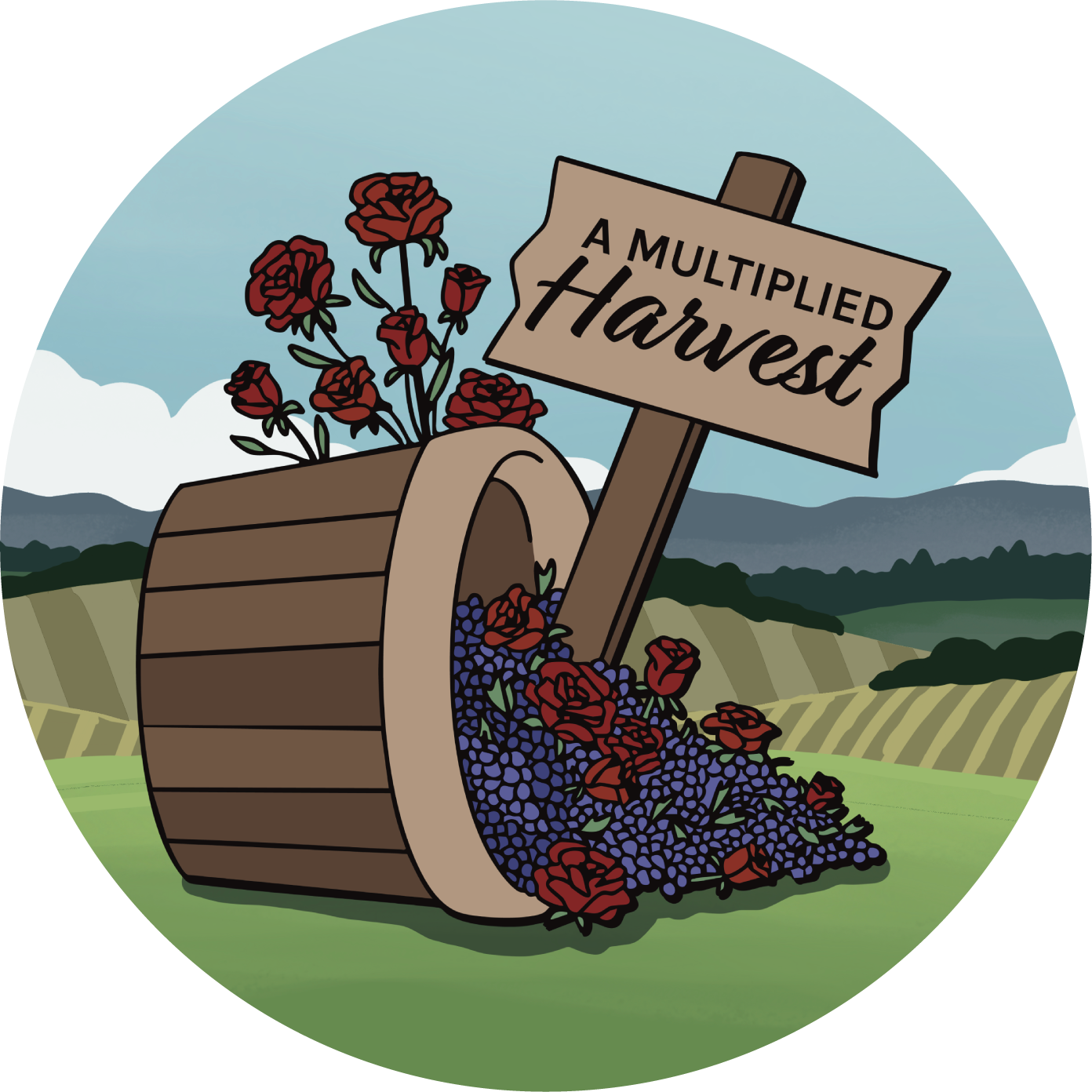 ENG AMultipliedHarvest CircularLogo CloseUp